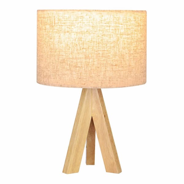 Bordslampa EDM 32160 Trä Tyg 18 x 18 x 30 cm E27