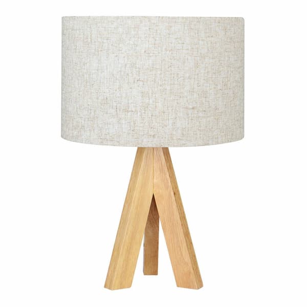 Bordslampa EDM 32160 Trä Tyg 18 x 18 x 30 cm E27