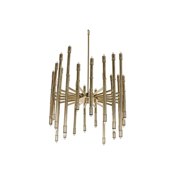 Taklampa Home ESPRIT Gyllene Metall Stål 74 x 74 x 138 cm