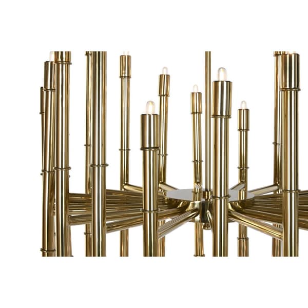 Taklampa Home ESPRIT Gyllene Metall Stål 74 x 74 x 138 cm