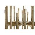 Miniatyrbild 4 av 7: Taklampa Home ESPRIT Gyllene Metall Stål 74 x 74 x 138 cm
