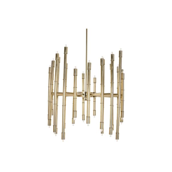 Taklampa Home ESPRIT Gyllene Metall Stål 74 x 74 x 138 cm