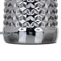 Miniatyrbillede 4 af 6: Bordlampe Beige Sølvfarvet Sækkelærred Keramik 60 W 220 V 240 V 220-240 V 26 x 26 x 49,5 cm