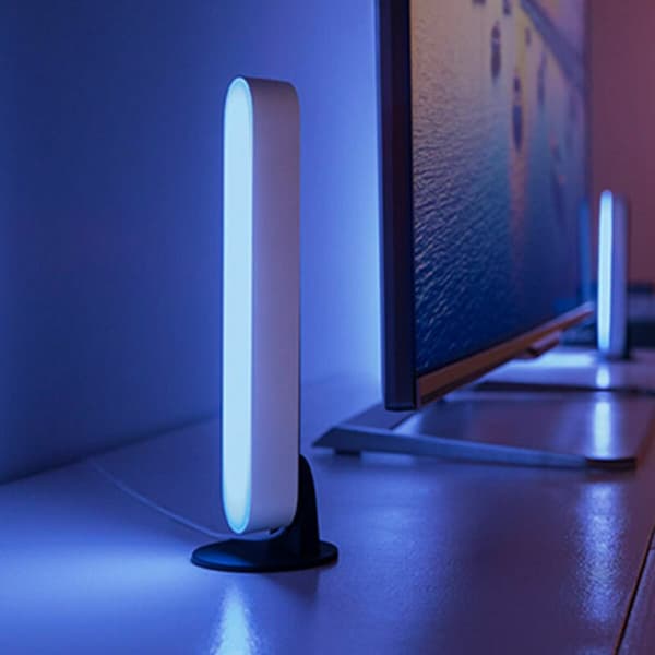 Bordlampe Philips Pack individual barra de luces Play Hvid Syntetisk Plastik