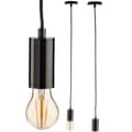 Miniatyrbillede 3 af 4: Loftslampe Sort Metal 60 W (6 enheder)