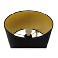 Miniatyrbillede 3 af 7: Bordlampe Home ESPRIT Sort Gylden Harpiks 50 W 220 V 31 x 28 x 50 cm (2 enheder)