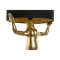 Miniatyrbillede 2 af 7: Bordlampe Home ESPRIT Sort Gylden Harpiks 50 W 220 V 31 x 28 x 50 cm (2 enheder)