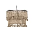 Miniatyrbillede 5 af 6: Loftslampe Home ESPRIT Brun Natur Træ Metal 50 W 61 x 61 x 117 cm