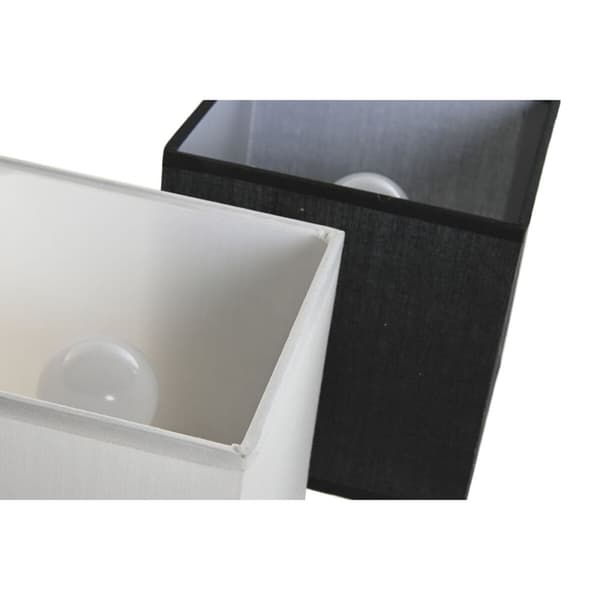 Væglampe DKD Home Decor Hvid Sort Gylden 50 W 220 V 15 x 19 x 27 cm 15 x 19 x 30 cm (2 enheder)