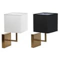 Miniatyrbillede 1 af 5: Væglampe DKD Home Decor Hvid Sort Gylden 50 W 220 V 15 x 19 x 27 cm 15 x 19 x 30 cm (2 enheder)