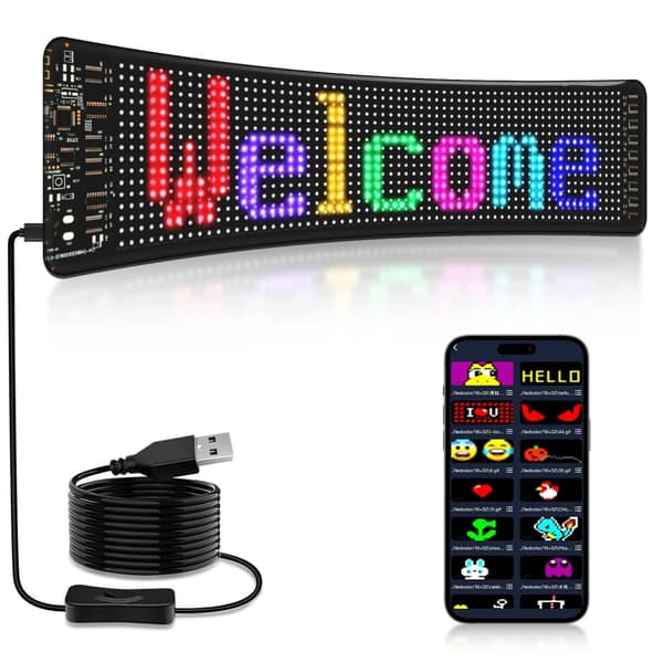 Auton LED-nauha 59x12cm Devil Eyes LED-kuorma-auton silmät