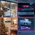 Pikkukuva 11 / 11: Auton LED-nauha 59x12cm Devil Eyes LED-kuorma-auton silmät