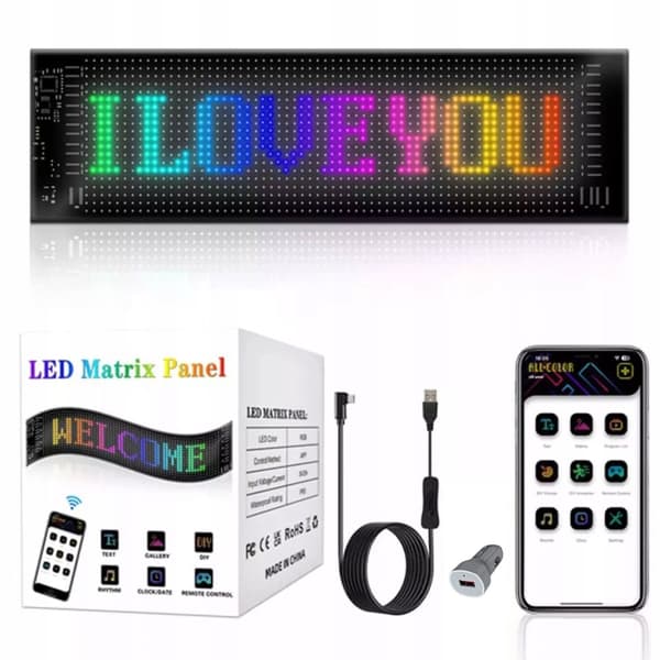 Auton LED-nauha 59x12cm Devil Eyes LED-kuorma-auton silmät