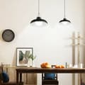 Miniatyrbillede 3 af 3: Loftslampe Lumisky WAREN Sort Metal Moderne