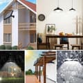 Miniatyrbillede 2 af 3: Loftslampe Lumisky WAREN Sort Metal Moderne