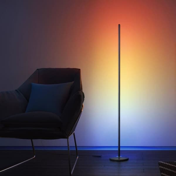 Golvlampa Govee LED Floor Lamp Svart Multicolour 24 V (1 Delar)