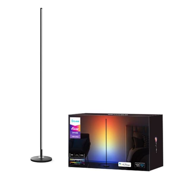 Golvlampa Govee LED Floor Lamp Svart Multicolour 24 V (1 Delar)