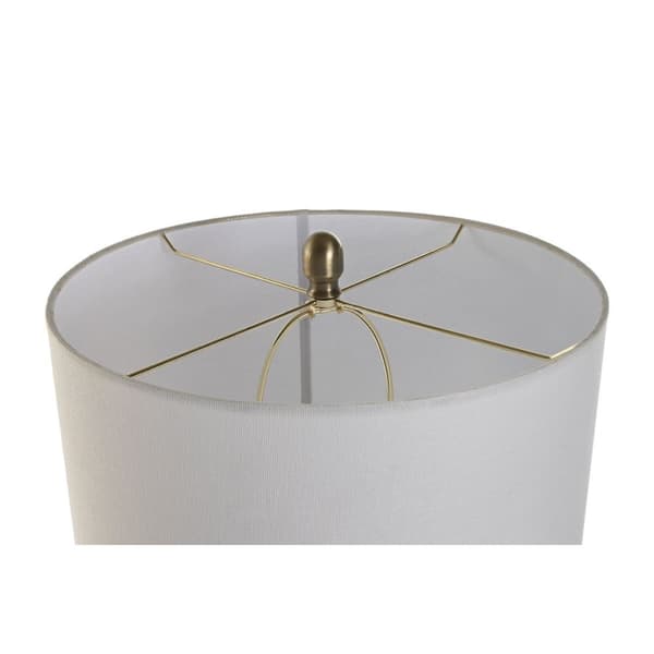 Bordslampa Home ESPRIT Vit Grön Stengods 50 W 220 V 40 x 40 x 78 cm