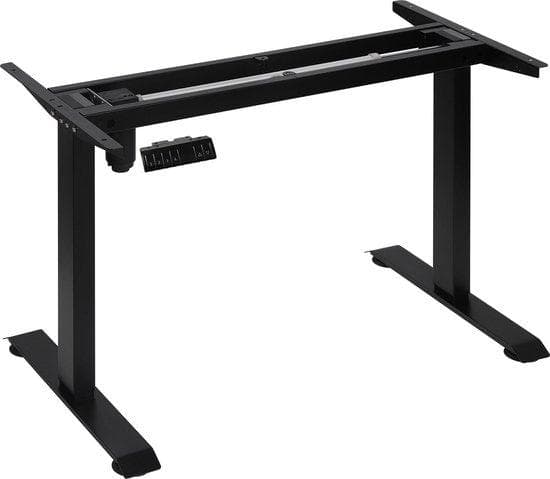 Justerbar skrivbordsram - Sitting -Sta skrivbord - Svart - 70 ~ 114 cm - Höjd justerbar - Justningsbredd - Kontinuerligt