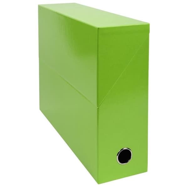 EXACOMPTA Transferbox - 340 x 255 mm - 90 mm ryggrad - F.S.C. 19/10 - Grön anis Iderama