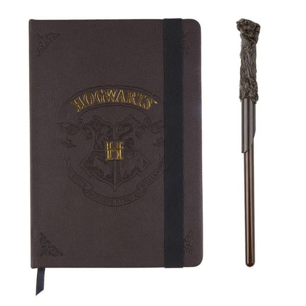 Sätt Harry Potter Anteckningsblock och Penna Poudlard Emblem
