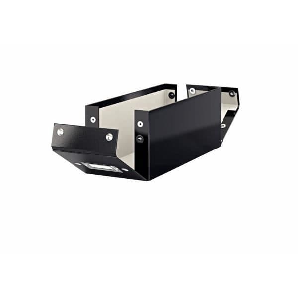 CD-förvaringsbox - LEITZ - Click & Store - Svart - Laminerad kartong - Mått 127x124x320 mm