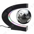 Miniatyrbild 2 av 4: TD® Magnetic Levitation LED Earth Globe applicerad på skrivbordet, svart, flytande lysande jord, Levitation Globe