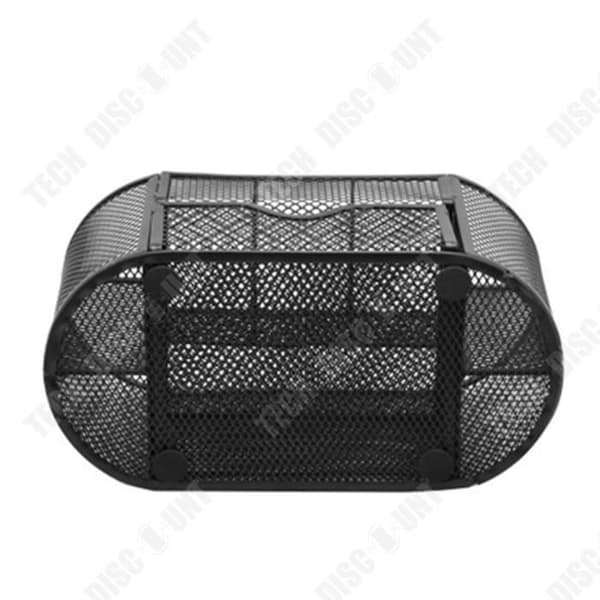 TD® Multifunktionell förvaringsorganisator Skrivbord Mesh Metallpennhållare Brevpapper Behållare Kontorsmaterial Skolmaterial