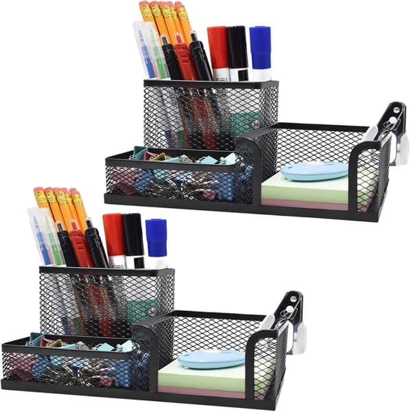 Mesh Pen Holder Skrivebordsorganisator, Støvtæt Design, Anti-glid Funktion, Kompakt Størrelse