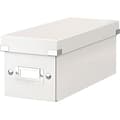 Miniatyrbild 1 av 3: CD-förvaringsbox - LEITZ - Click &amp; Store - Vit - Laminerad kartong - Mått 127x124x320 mm