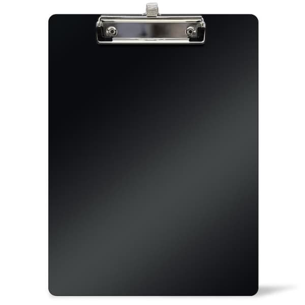 A4 blockhållare med klämma och pennhållare WAYTEX 931490 Styvt plaststöd – 22,5x31,5 cm - Svart