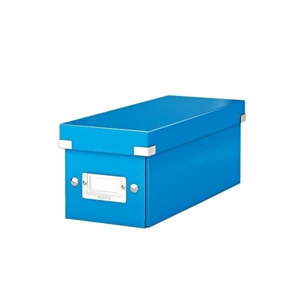 Förvaringsbox - LEITZ - Click & Store - CD - Blå - 127x124x320 mm