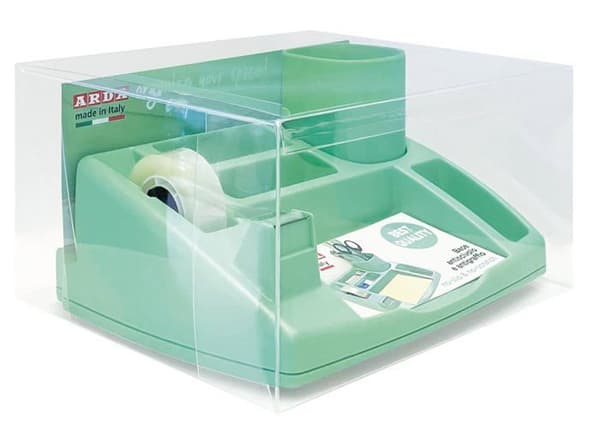 Kontorsset Arda - 4121PV - Kontorsset DESK ORGANIZER OLIVER COL. Pastell - Grön
