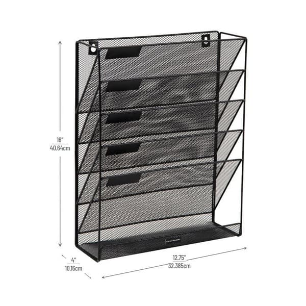 Porte copie - porte block Mind reader - MAGSTACK-BLK - Storage One Vertikalt filorganiserare, 5 nivåer, svart