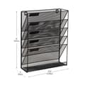 Miniatyrbild 3 av 4: Porte copie - porte block Mind reader - MAGSTACK-BLK - Storage One Vertikalt filorganiserare, 5 nivåer, svart