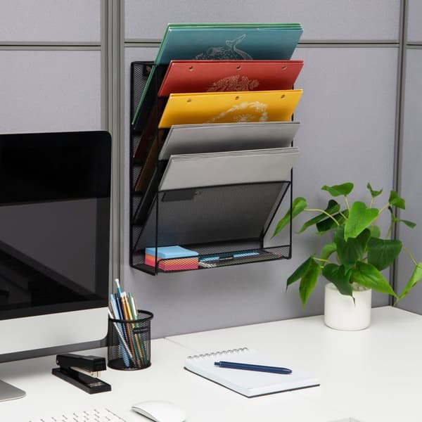 Porte copie - porte block Mind reader - MAGSTACK-BLK - Storage One Vertikalt filorganiserare, 5 nivåer, svart