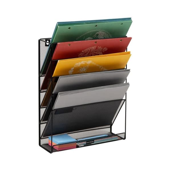 Porte copie - porte block Mind reader - MAGSTACK-BLK - Storage One Vertikalt filorganiserare, 5 nivåer, svart