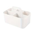 Miniatyrbillede 1 af 2: Desktop Organizer, Flere Rum, Bærbart Design,Hvid