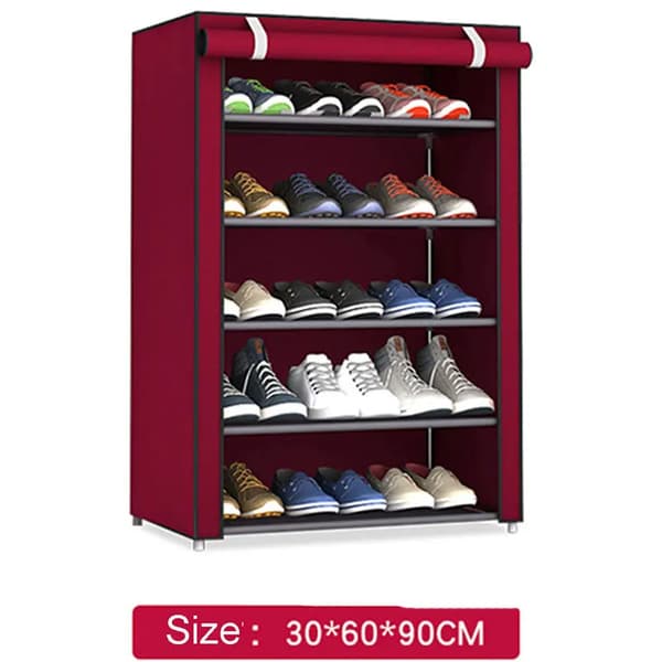 Skohyldeorganisator, Ikke-vævet stof, DIY-samling, 30X60X90CM