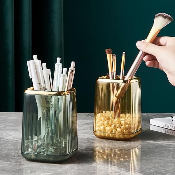 OBOSOE Akryyli kynä Holder Cup, Pöytä Holder, Meikki Harja Varastointi Järjestäjä, Varastointilaatikko Paperware Järjestäjä Office School Home Tarvikk