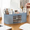 Pikkukuva 5 / 7: Lollanda Pen Organiser Box – monikäyttöinen pöytäsäilytys, jossa on 10 lokeroa ja kaksi läpinäkyvää laatikkoa