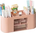 Pikkukuva 1 / 7: Lollanda Pen Organiser Box – monikäyttöinen pöytäsäilytys, jossa on 10 lokeroa ja kaksi läpinäkyvää laatikkoa