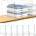 Miniatyrbild 2 av 2: Skåphyllavdelare, Justerbar Design, Hållbart Material,8st