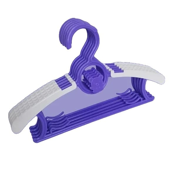 Babyklädhängare, Justerbar design, Halkfri konstruktion,Lila, 20PCS