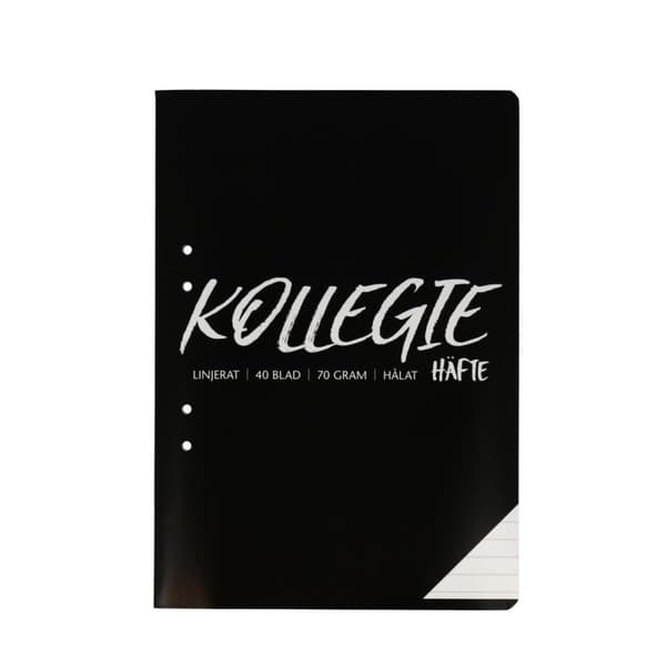Kollegiehäfte A4 70g 40 blad linjerat 10st