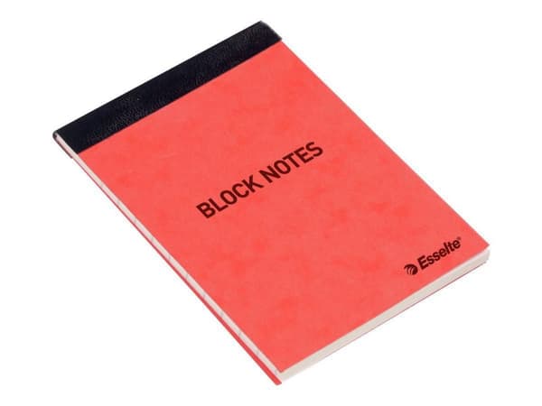 Blocknotes A7 60g 50 blad linjerat 10st