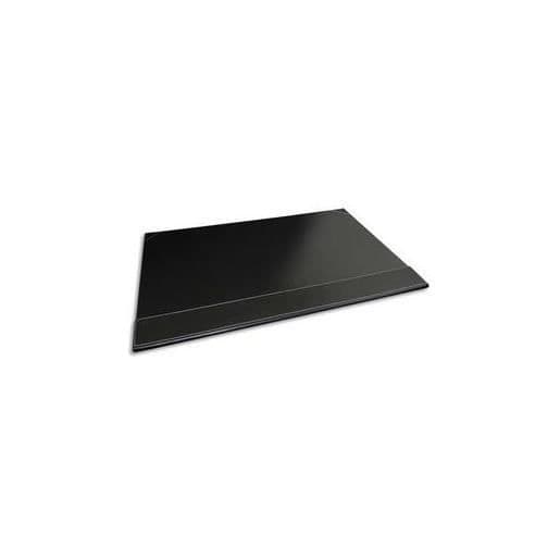 Skrivunderlag med flik PU - PAVO - L50 x H35 x P1 cm - Färg svart - Elegant och praktisk