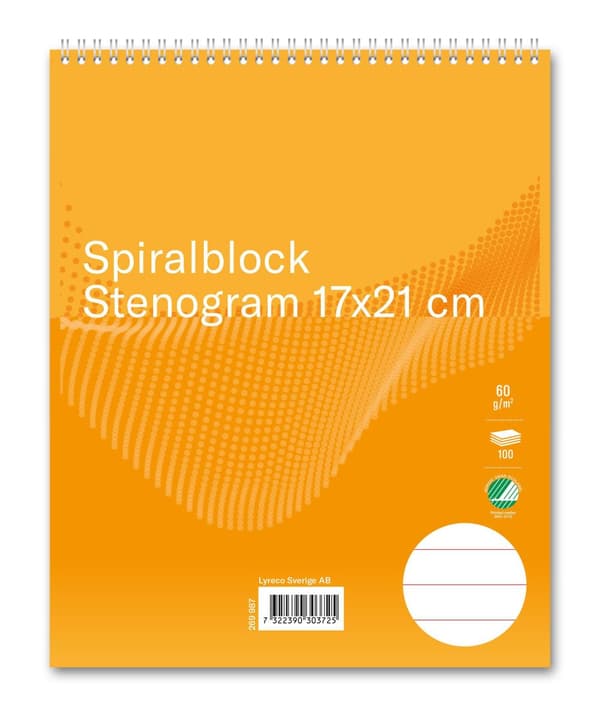 Spiralblock FORMAT stenogram 170x210mm 10st