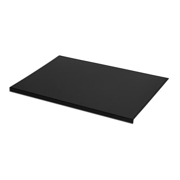 Eglooh - Calliope - Skrivbordsunderlägg i svart läder, halkfri med stålstruktur, cm 50x35, tillverkad i Italien