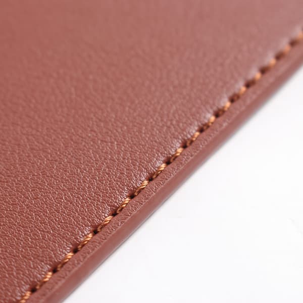 Skrivbordsmatta Brun Veganskt Läder 400x900mm
